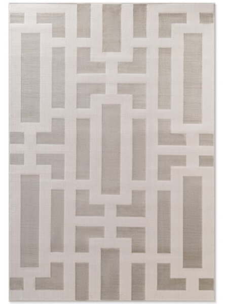 Koberec Elle Decoration Perles Onyx krémový / sivý