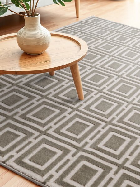 Koberec Elle Decoration Perles Howlite krémový / sivý