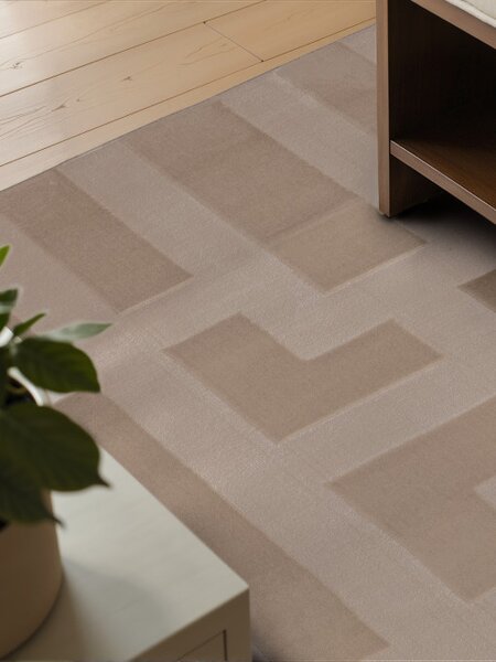 Koberec Elle Decoration Perles Onyx béžový / krémový
