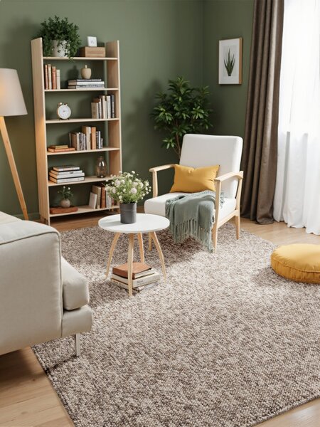 Koberec Elle Decoration Rocco taupe, viacfarebný