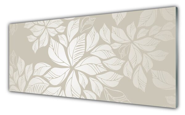 Nástenný panel  Kvety rastlina umenie 125x50 cm