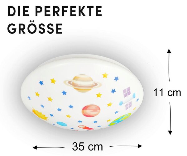 STROPNÉ SVIETIDLO DO DET. IZB, 36/36/10 cm - Online Only bytové doplnky, Online Only