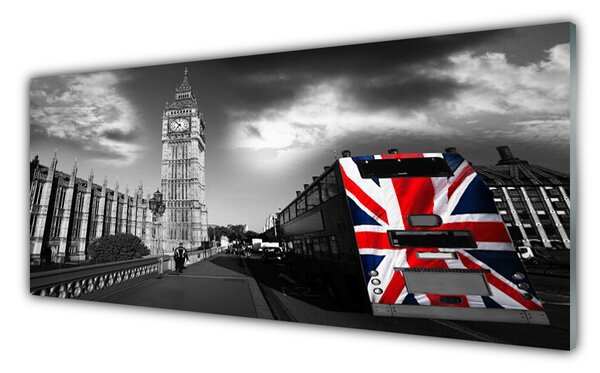 Nástenný panel  Mesto architektúra 125x50 cm