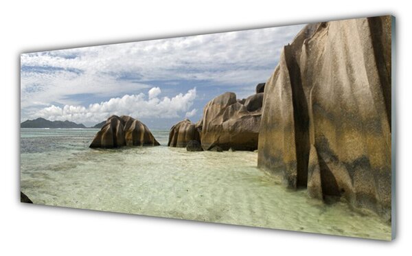 Nástenný panel  Skala príroda 125x50 cm
