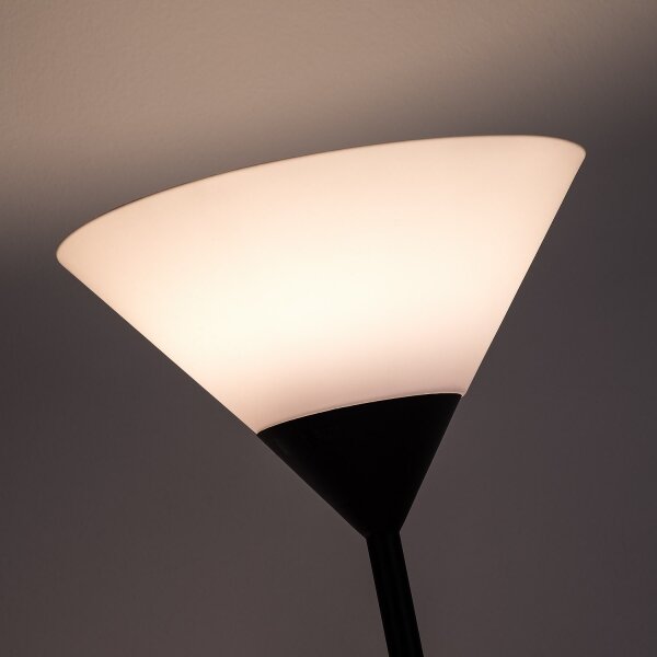 Brilagi - Stojacia lampa ARIANA 1xE27/100W/230V + 1xE14/25W čierna