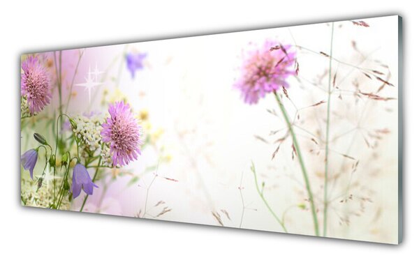 Nástenný panel  Kvety rastlina príroda 125x50 cm