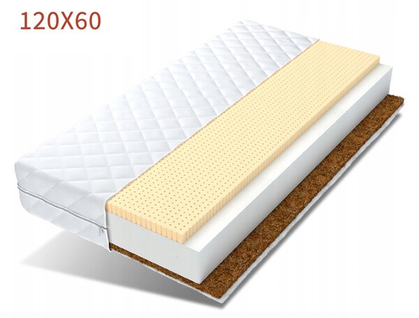 Vulpi Latexovo-kokosový matrac do postele CocoLatex 120x60