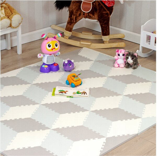 Vulpi Penová podložka na hranie Puzzle Hexa KIDS 157x127 cm