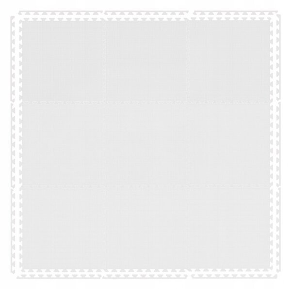 Vulpi Penová podložka na hranie Puzzle XXL 180x180 cm White mood