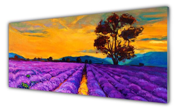 Nástenný panel  Pole príroda 125x50 cm