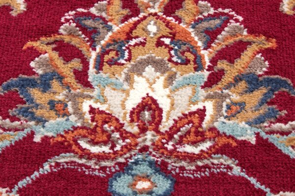 Hanse Home, Kusový koberec Luxor 105633 Caracci Red Multicolor, 80x240, červená, obývacia izba