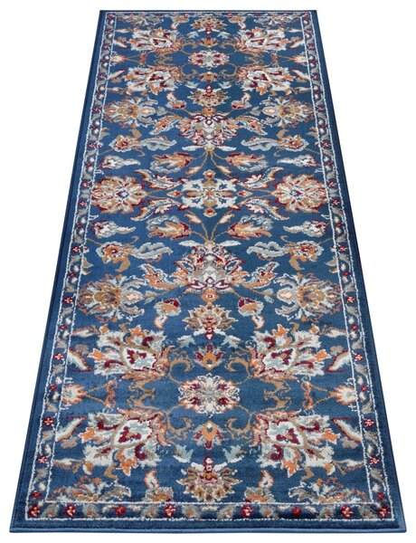 Hanse Home, Kusový koberec Luxor 105634 Caracci Blue Multicolor, 80x240, modrá, obývacia izba