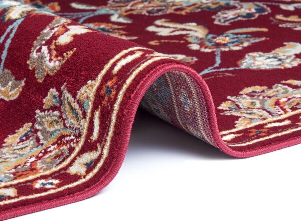 Hanse Home, Kusový koberec Luxor 105633 Caracci Red Multicolor, 80x240, červená, obývacia izba