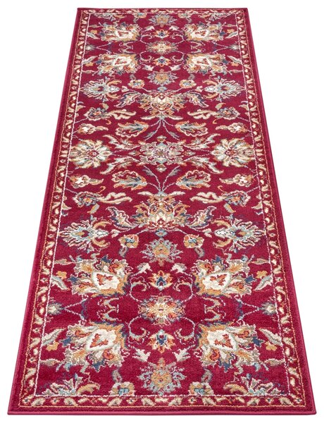 Hanse Home, Kusový koberec Luxor 105633 Caracci Red Multicolor, 80x240, červená, obývacia izba