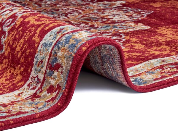 Hanse Home , Kusový koberec Luxor 105638 Maderno Red Multicolor, 80x240, červená, obývacia izba