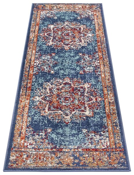 Hanse Home , Kusový koberec Luxor 105637 Maderno Blue Multicolor, 80x240, modrá, obývacia izba