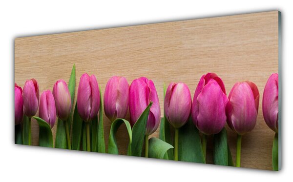 Nástenný panel  Kvety 125x50 cm