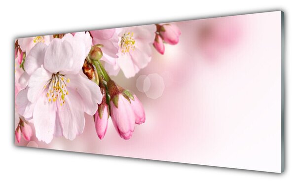 Nástenný panel  Kvety 125x50 cm