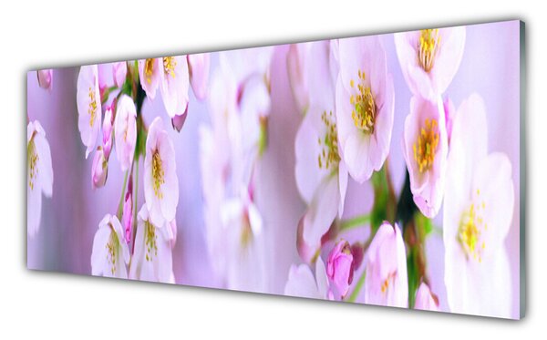 Nástenný panel  Kvety 125x50 cm