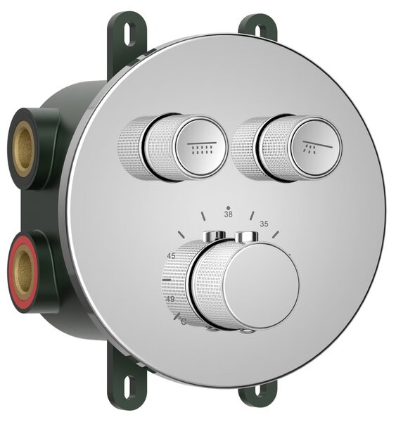 Sapho Sapho, SMARTSELECT podomietkova sprchová batéria, box, 2 výstupy, chróm, RP032