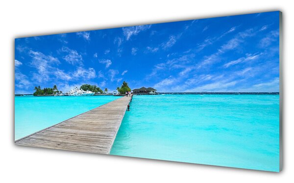 Nástenný panel  Most more architektúra 125x50 cm