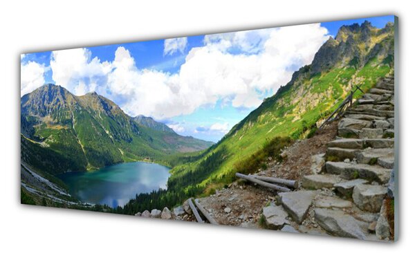 Nástenný panel  Hory príroda 125x50 cm