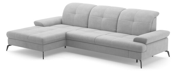 ROHOVÁ SEDAČKA, textil, sivá Sit & More - Sedačky, Online Only