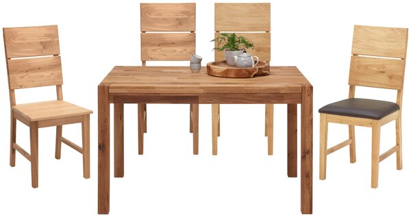 JEDÁLENSKÝ STÔL, divoký dub, farba duba, 120/80/75 cm Carryhome - Stoly