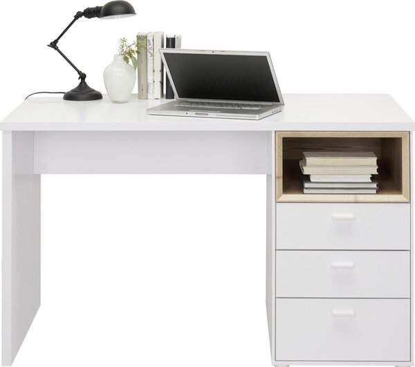 PÍSACÍ STÔL, biela, farba duba, 120/70/74 cm Hom`in - Detské izby