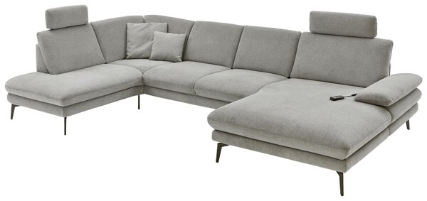 SEDACIA SÚPRAVA, textil, sivá Dieter Knoll - Sedačky