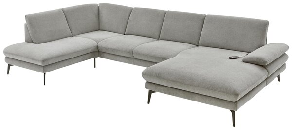 SEDACIA SÚPRAVA, textil, sivá Dieter Knoll - Sedačky