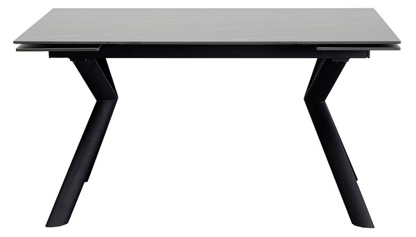 Xenia rozkladací stôl čierny 140(30+30)x80 cm