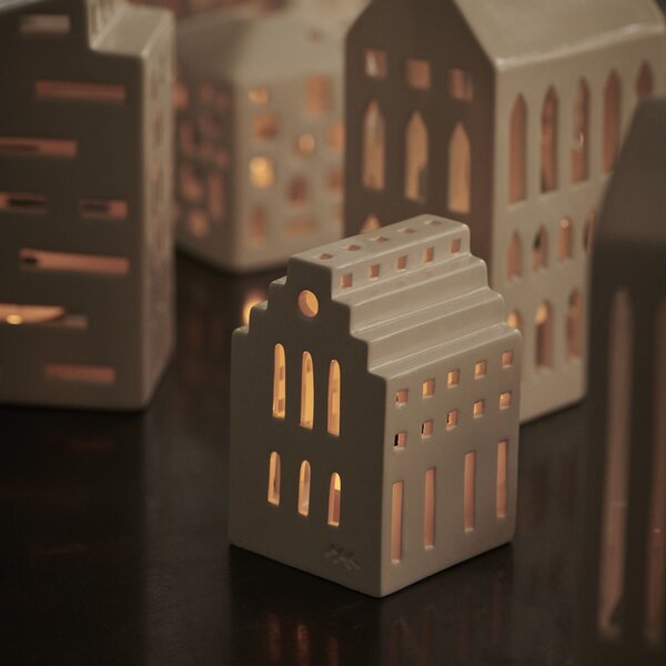 Lampáš domček Urbania Long church 11,3 cm