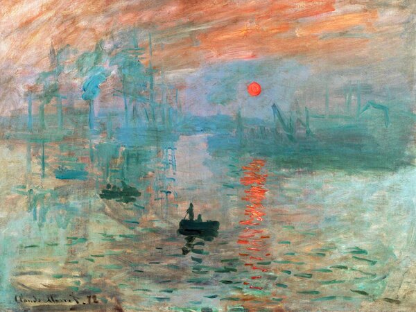 Umelecká tlač Impression, Sunrise - Claude Monet, (40 x 30 cm)