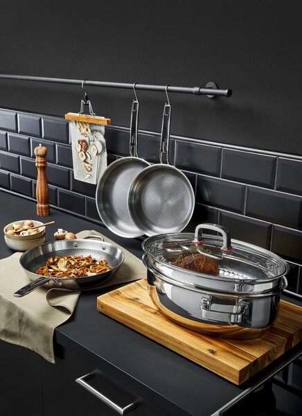 PANVICA NA DUSENIE, nepriľnavý povrch Greblon®, 32 cm Homeware Profession. - Panvice wok
