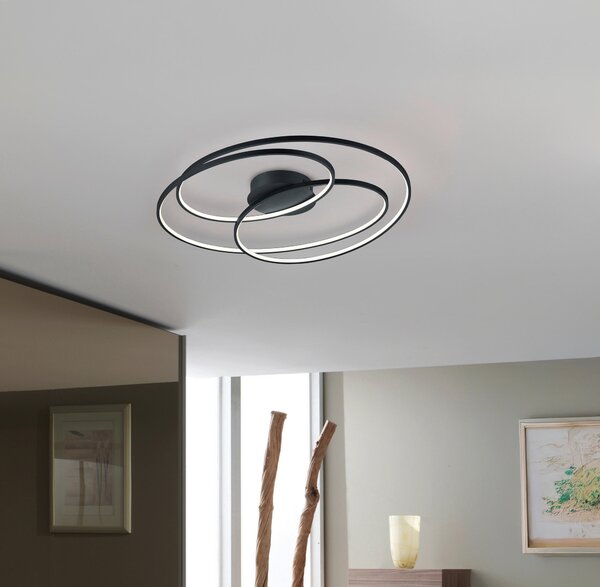 STROPNÉ LED SVIETIDLO, 80/14 cm Trio Leuchten - Interiérové svietidlá