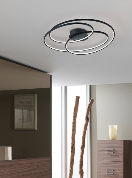 STROPNÉ LED SVIETIDLO, 80/14 cm Trio Leuchten - Interiérové svietidlá