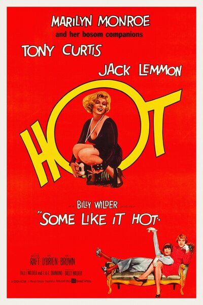 Umelecká tlač Some Like it Hot / Marilyn Monroe (Retro Movie), (26.7 x 40 cm)