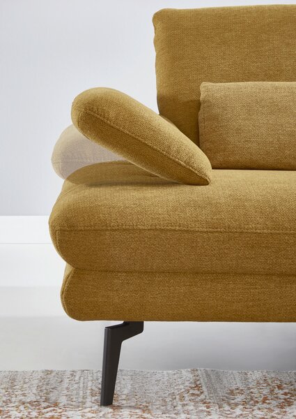 ROHOVÁ SEDACIA SÚPRAVA, textil, kari žltá Dieter Knoll - Sedačky