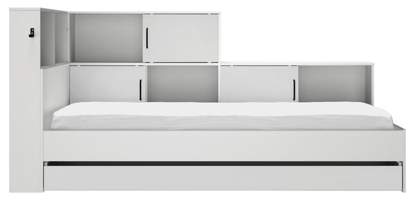 POSTEĽ S ÚLOŽNÝM PRIESTOROM, 90/200 cm biela MID.YOU - Detské izby, Online Only