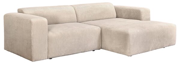 ROHOVÁ SEDAČKA, textil, krémová P & B - Sedačky, Online Only