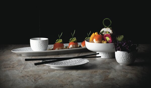SERVÍROVACIA TÁCKA porcelán keramika 44/14 cm Seltmann Weiden - Jedálenské sety