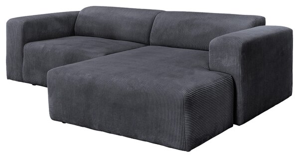 ROHOVÁ SEDAČKA, textil, grafitová P & B - Sedačky, Online Only