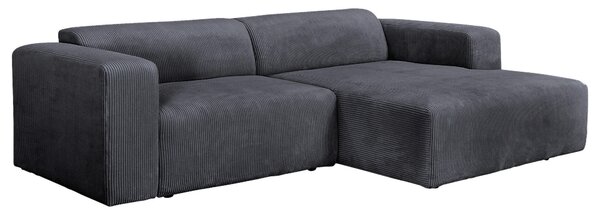 ROHOVÁ SEDAČKA, textil, grafitová P & B - Sedačky, Online Only