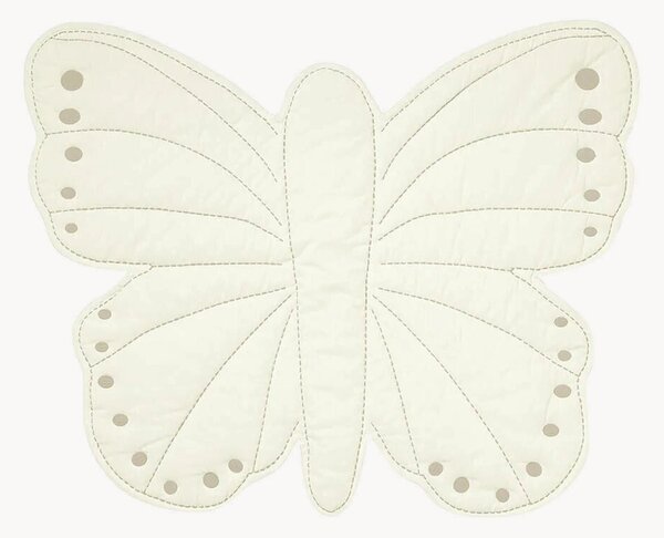 Polstrovaná podložka na hranie z organickej bavlny Butterfly