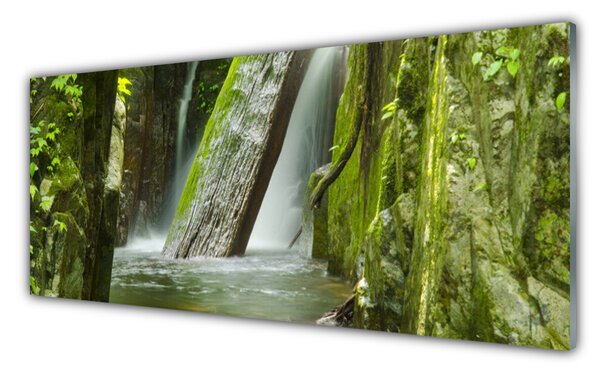 Nástenný panel  Vodopád príroda 125x50 cm