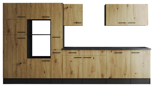 KUCHYNSKÝ BLOK BEZ SPOTREBIČO 370 cm Respekta - Online Only kuchyne, Online Only