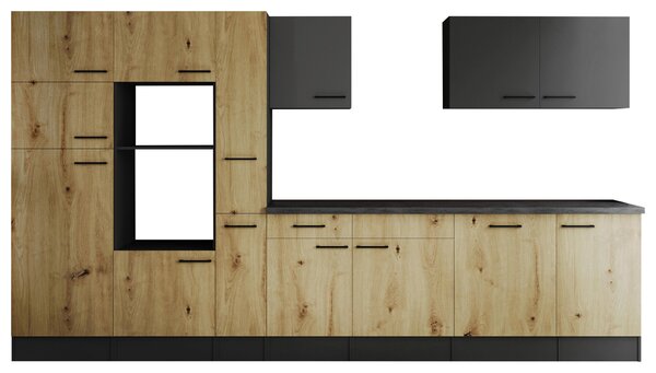 KUCHYNSKÝ BLOK BEZ SPOTREBIČO 370 cm Respekta - Online Only kuchyne, Online Only