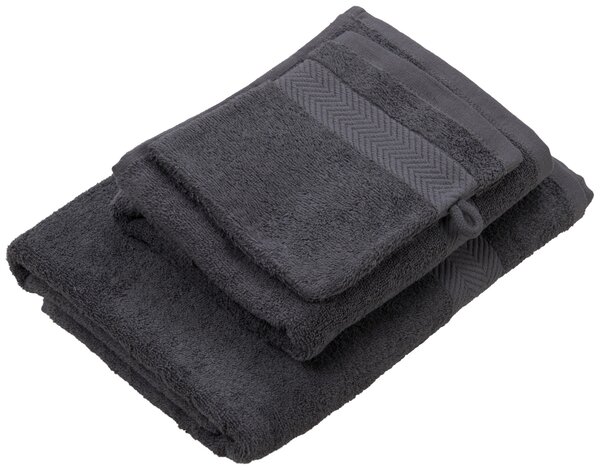 SADA UTERÁKOV NA RUKY, 50/90 cm, antracitová Esposa - Kúpeľňový textil
