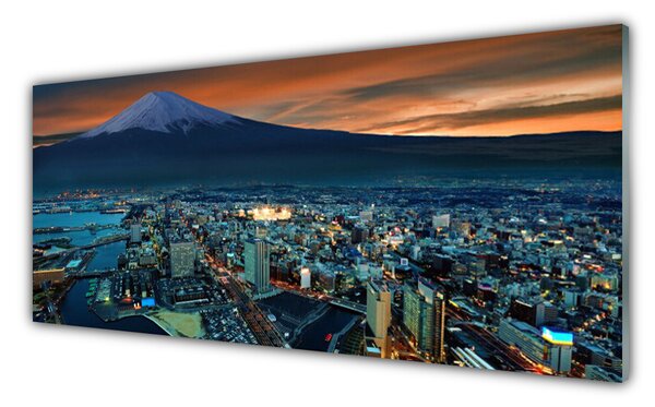 Nástenný panel  Mesto hora dmy 125x50 cm